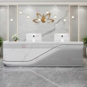 Quầy Lễ Tân Cao QLTCG066 - Quầy Lễ Tân, Quầy Tiếp Tân, Quầy Khách Sạn, Quầy Thu Ngân